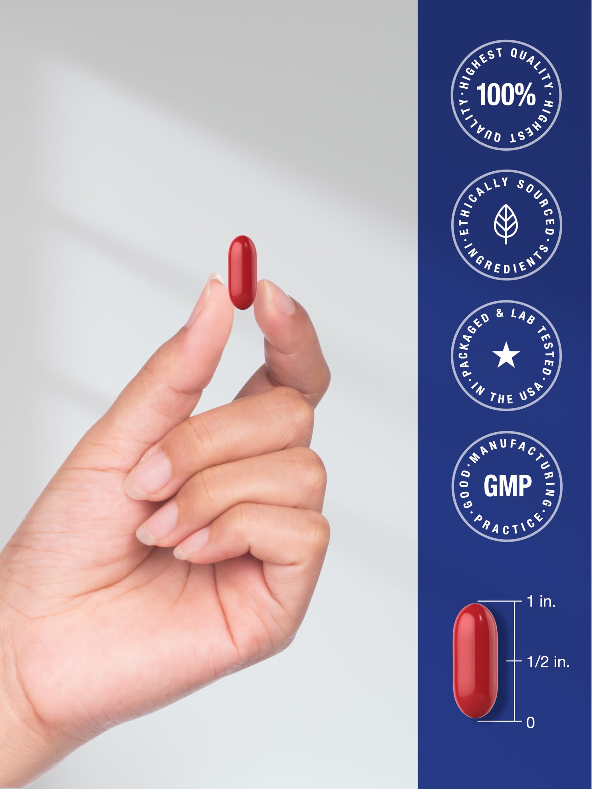 Horbäach Astaxanthin 12mg | with CoQ-10 & Turmeric | 60 Softgels | Premium Formula | Non-GMO, Gluten Free Supplement - Image 7