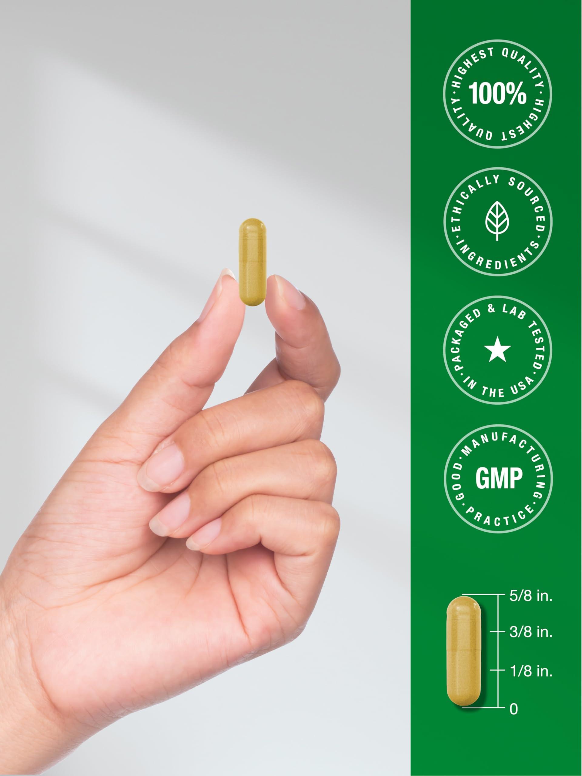 Horbäach Berberine Complex Supplement | 60 Vegan Capsules | with Ceylon Cinnamon & Chromium | Naturally Derived | Non-GMO, Gluten Free Formula - Image 7