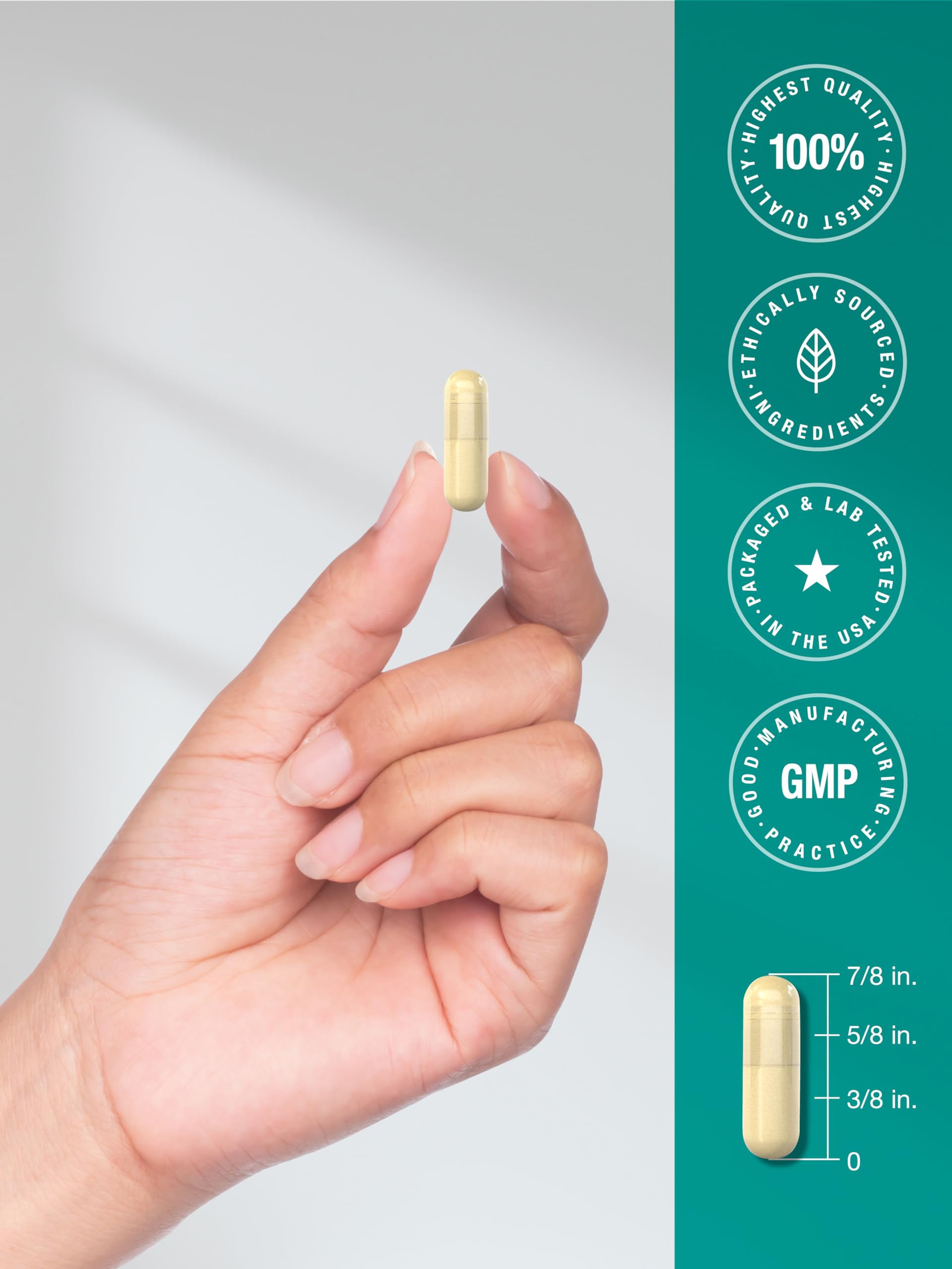 Horbäach Joint Support Supplement | 120 Capsules | with Collagen and Hyaluronic Acid | Joint Health Complex | for Men & Women | Non-GMO, Gluten Free - Image 7