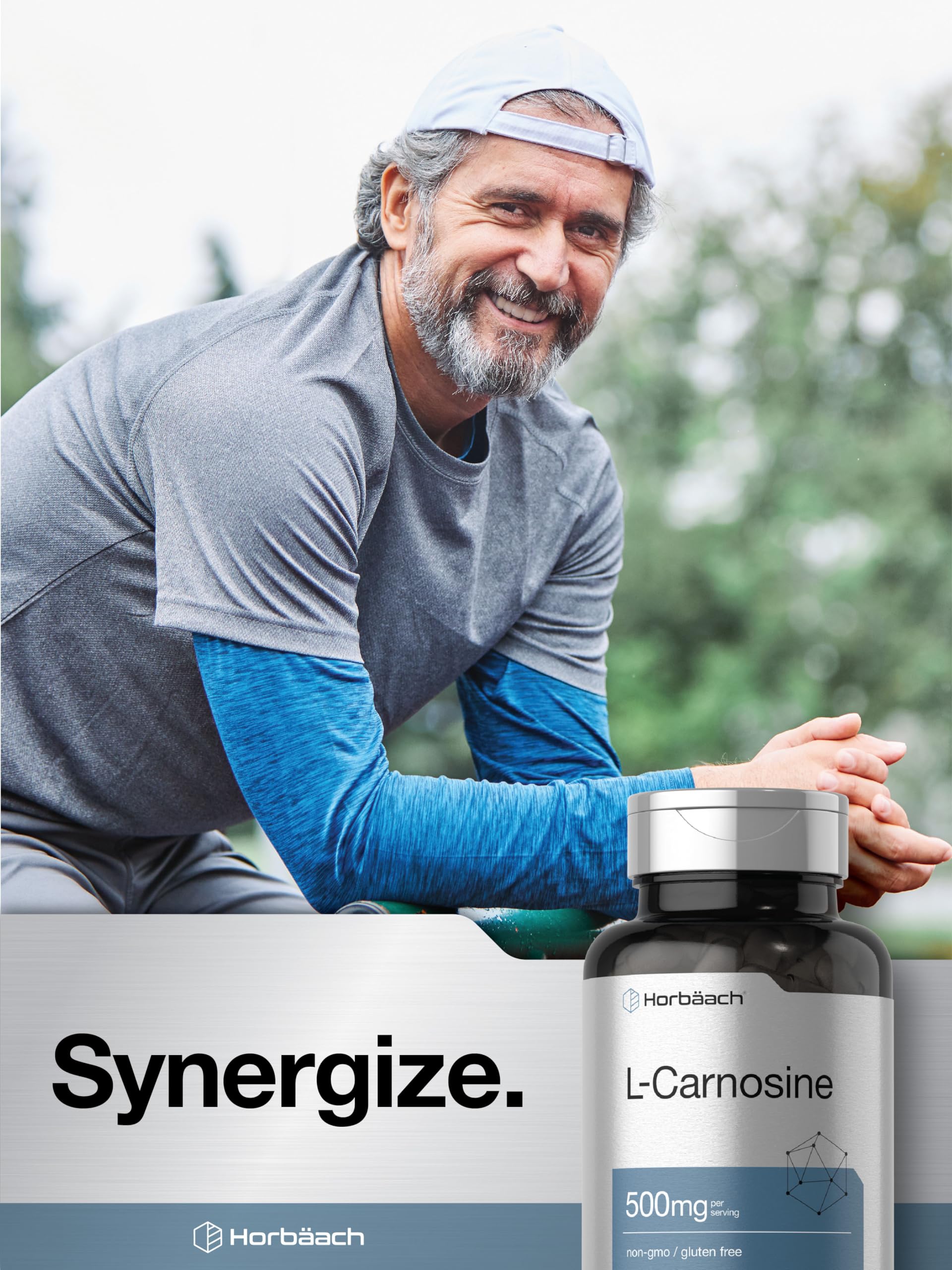 Horbäach L-Carnosine 500mg | 120 Capsule Supplement | Non-GMO & Gluten Free Powder Pills - Image 7