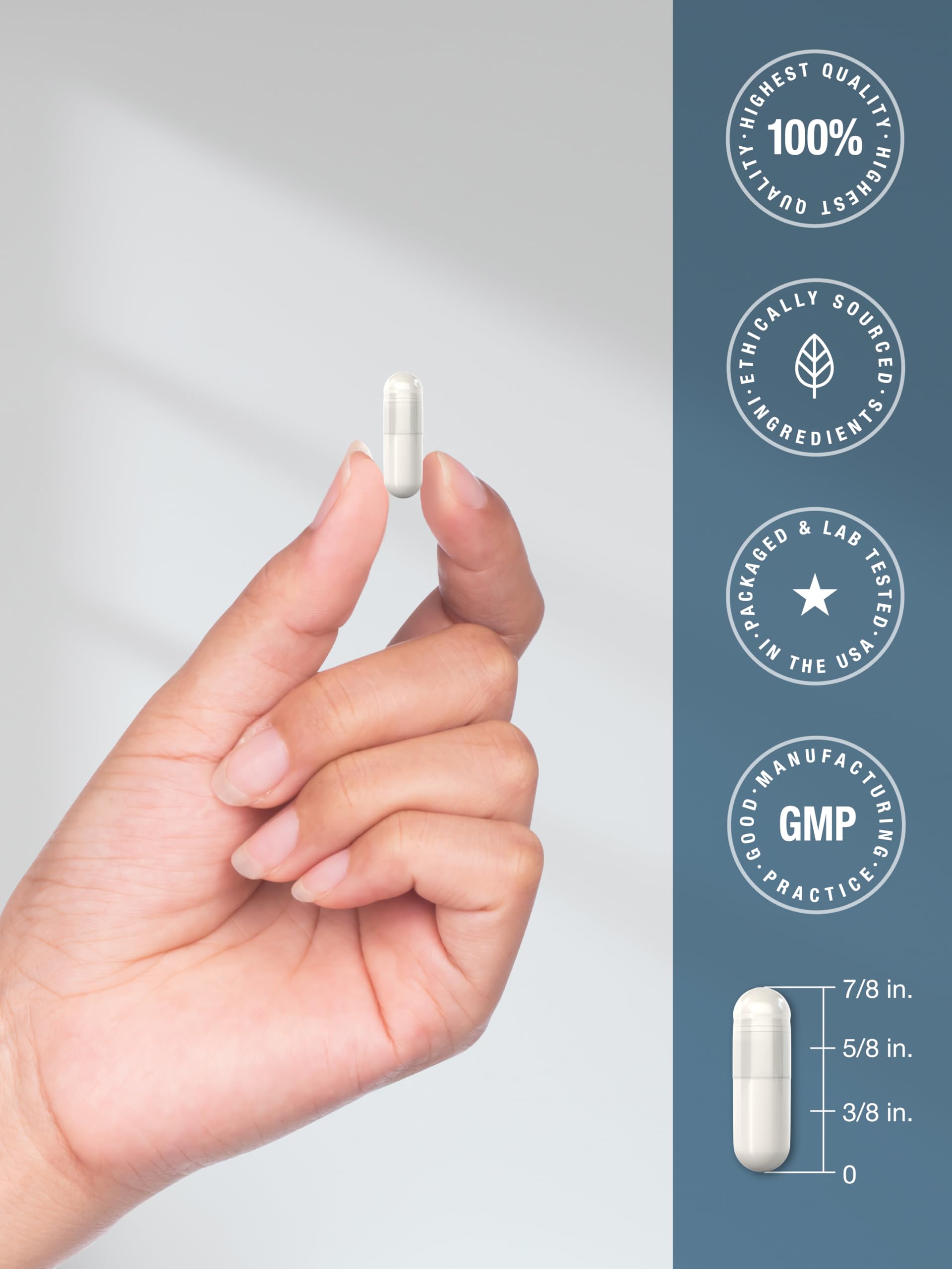 Horbäach Magnesium Complex | 1490 mg | 240 Capsules | 10 Forms of Elemental Magnesium | Vegan, Non-GMO, Gluten Free - Image 7