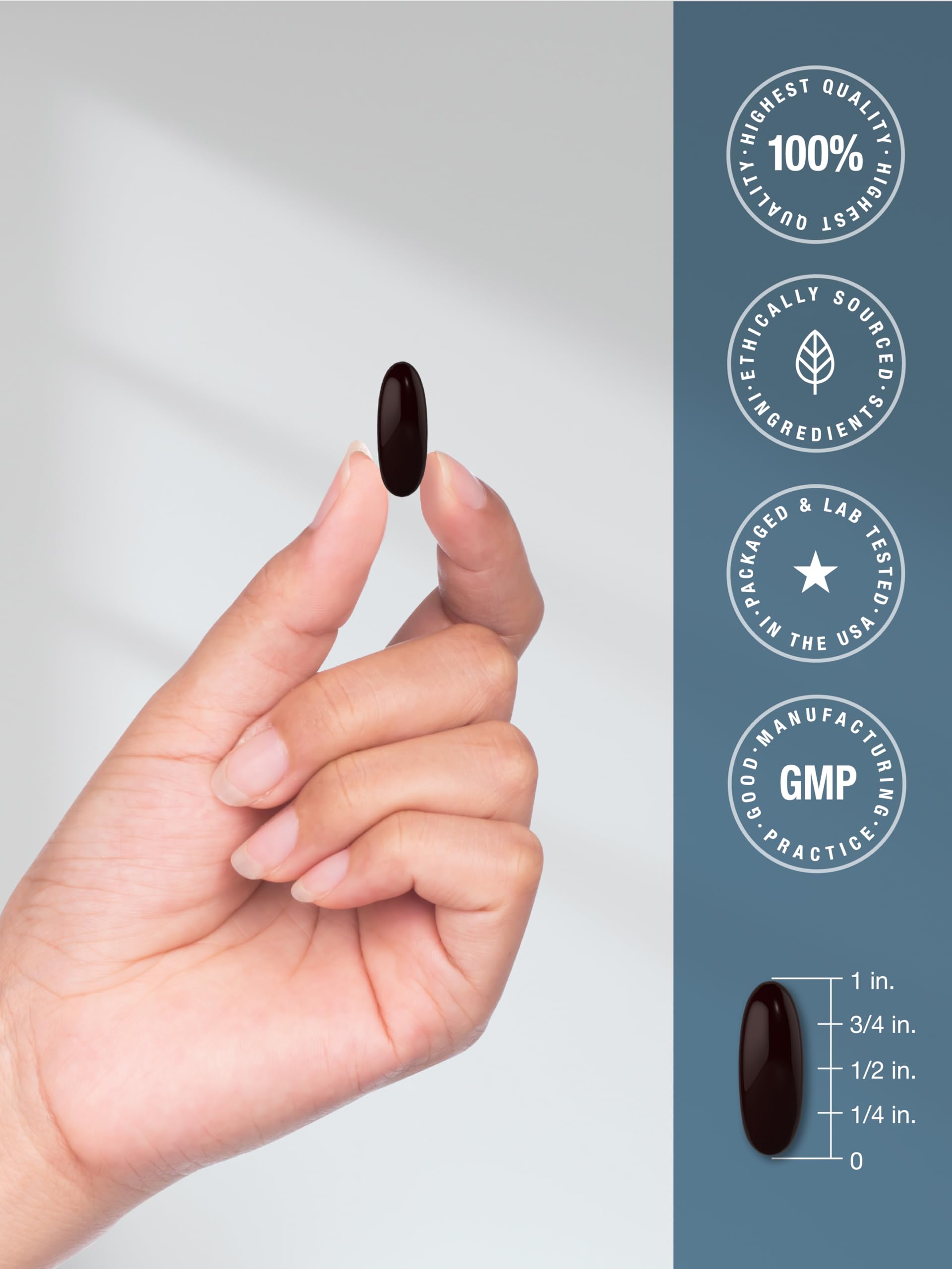 Horbäach Magnesium Glycinate | 250mg | 120 Softgels | Non-GMO and Gluten Free Supplement - Image 7