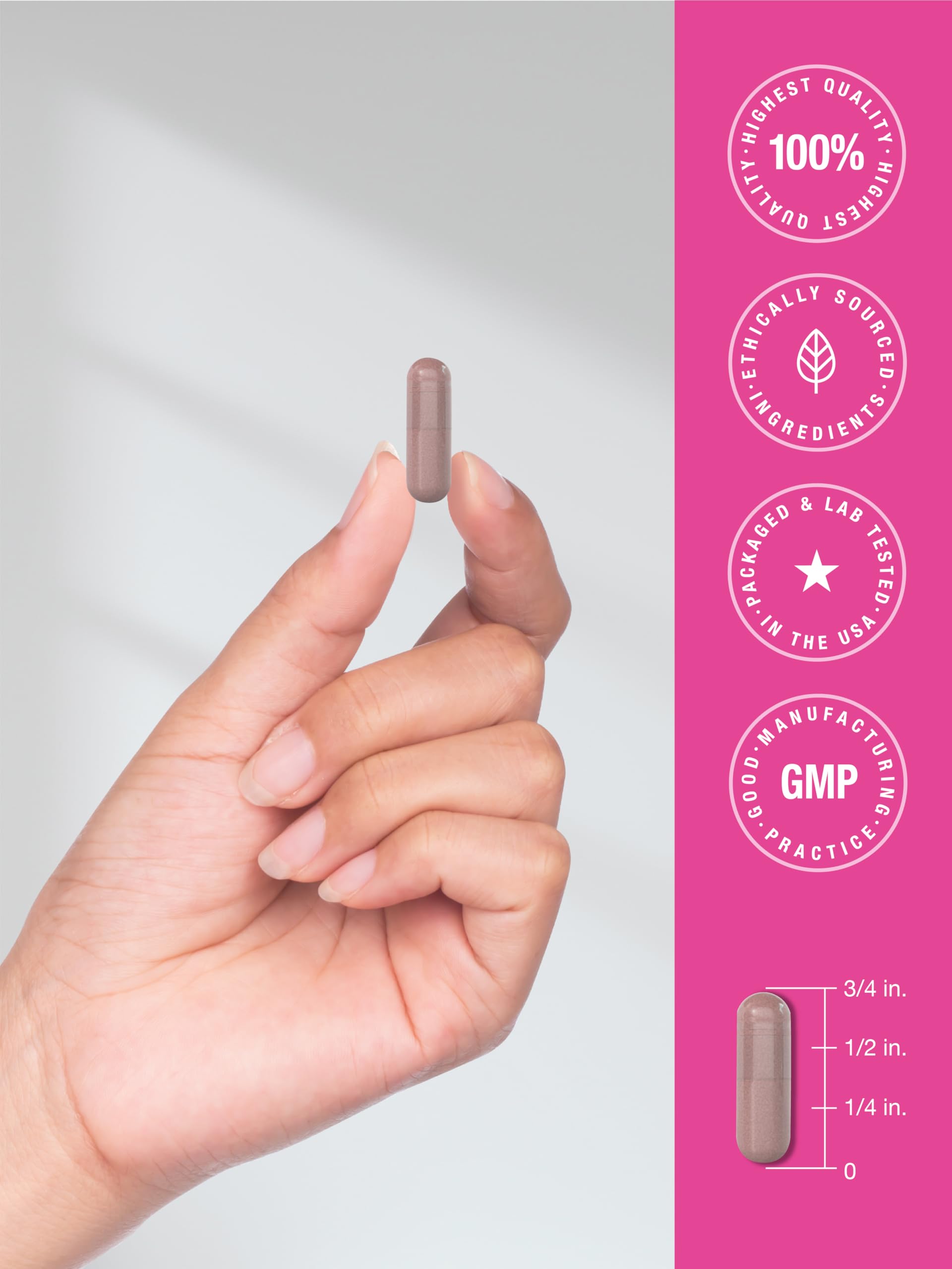 Horbäach Women's Probiotic with Cranberry Supplement | 10 Billion CFU | 14 Probiotic Strains | 90 Capsules | Non GMO, Gluten Free - Image 7