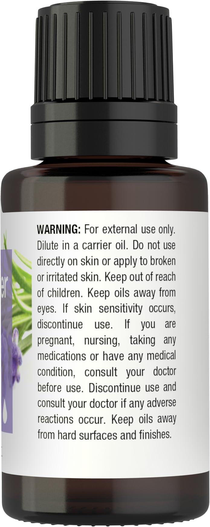 Horbaach Lavender Essential Oil Pure | .51 fl oz | for Skin, Hair, Diffuser, Bath, Aromatheraphy, Soap and Candles - Image 3