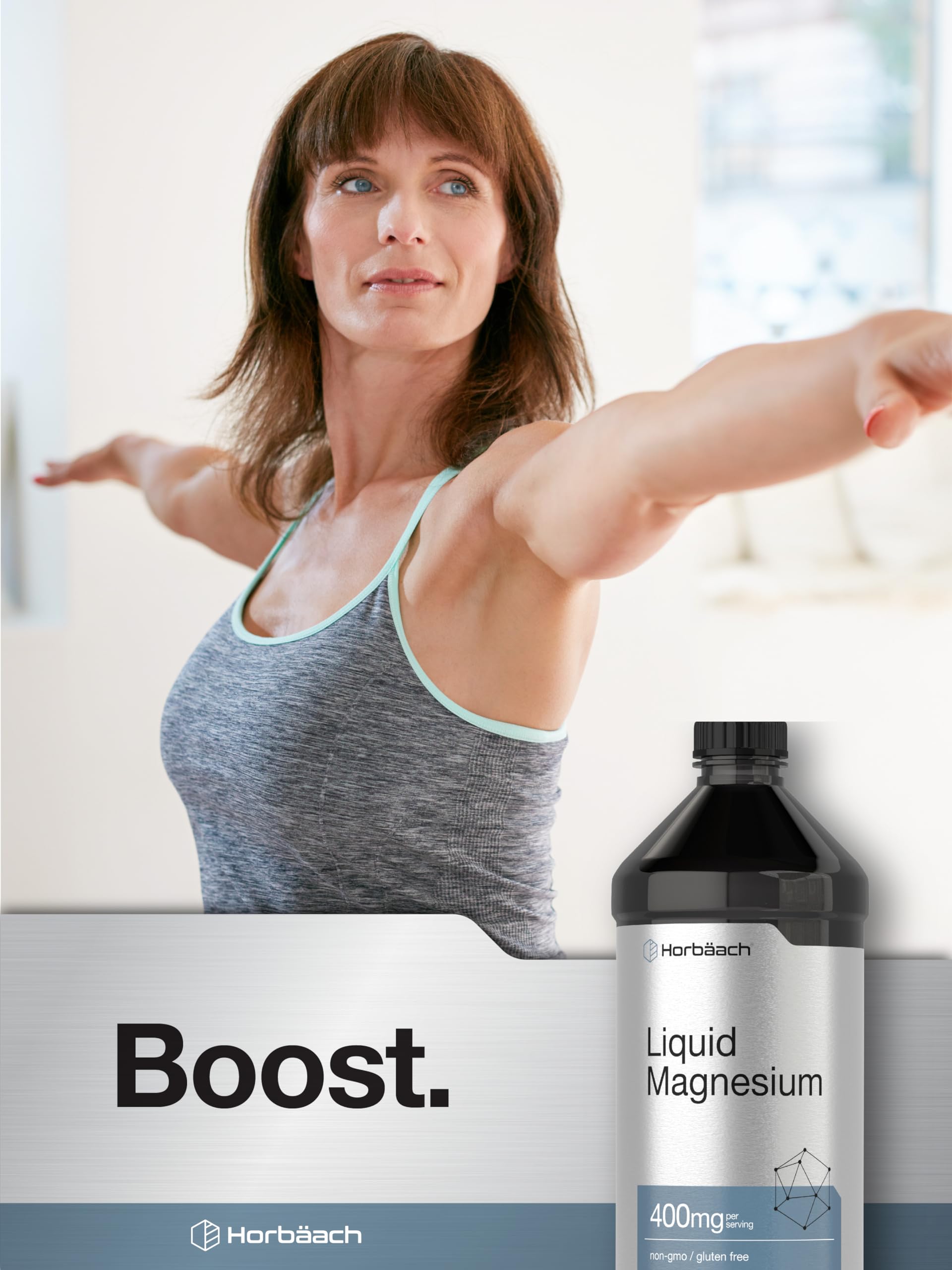 Horbaach Liquid Magnesium 16 fl oz | Vital Trace Minerals Complex | with Sulfate, Lithium, and Boron | Vegetarian, Non-GMO & Gluten Free Supplement - Image 7