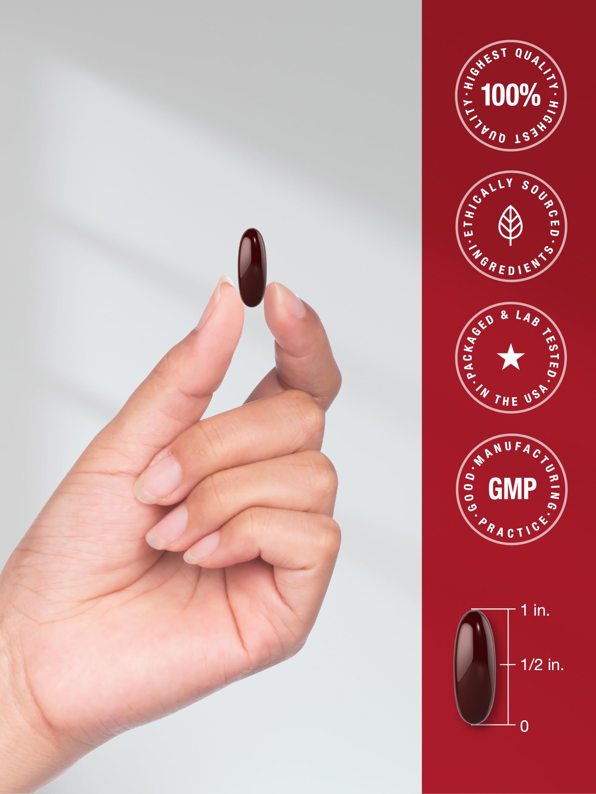 Horbaach Omega with CoQ-10 | 60 Softgels | 2030mg Fish Oil | 1280mg Omega-3s | Non-GMO, Gluten Free - Image 7